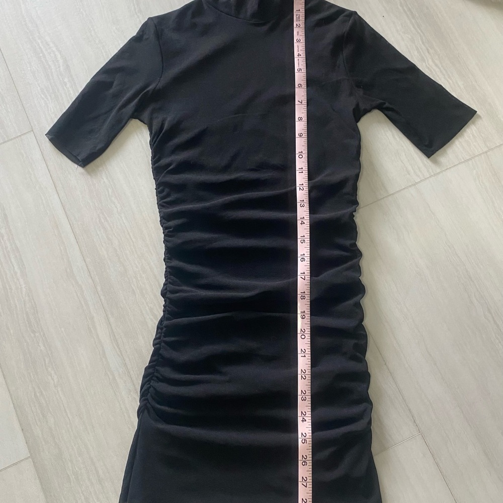 Cache Black Long Sleeve Ruched Top - Picture 3 of 6